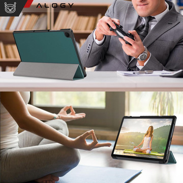 Case for Samsung Galaxy Tab A9 Plus 2023 11" X210/X215/X216 Tablet Cover Case Alogy Book Cover Green