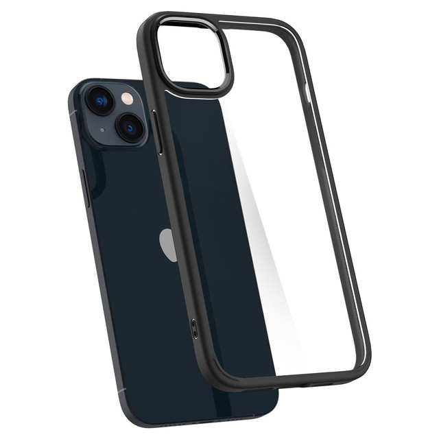 Spigen Ultra Hybrid case for Apple iPhone 14 Matte Black Glass