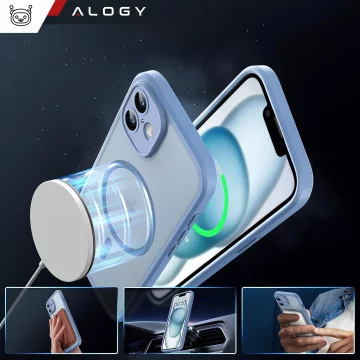 3in1 Hybrid Case Set 2x Tempered Glass for Apple iPhone 16 Protective Case Hybrid MagSafe with Lens Protection Phone Case Alogy 3in1 Case Pack Sky Blue