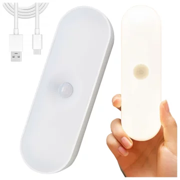 Alogy Sensor Lamp Night Light with Motion Sensor 14cm Magnetic Desk Cabinet Lamp White