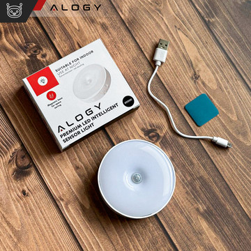 2x Lamp LED motion sensor dusk night lamp Alogy Sensor Light Wireless furniture lighting White light 6000k