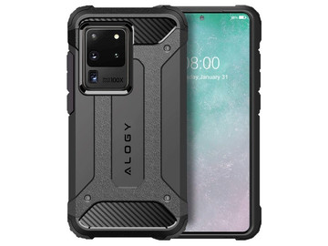 Pouzdro Alogy Hard Armor pro Samsung Galaxy S20 Ultra šedé