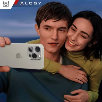 2x sklo objektivu fotoaparátu pro Apple iPhone 16 Pro / 16 Pro Max Alogy Lens Protector Pro Transparent