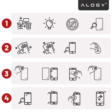 Shatterproof 9H Hybrid Glass for Zebra TC22/TC27, Full Flat, Flexible and Resistant, Alogy FlexiGlass™ Full – Transparent
