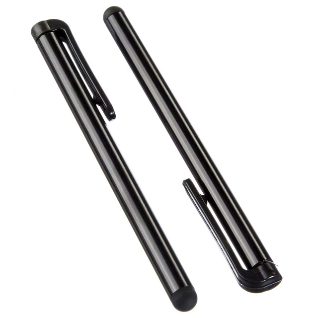 Alogy Stylus Pen Universal Black Capacitive Metal Touchscreen Stylus for Tablet Phone Screens