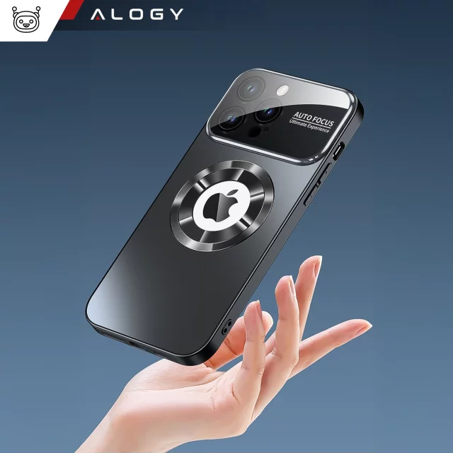 Apple iPhone 16 Pro Max Case Alogy MagSafe LuxeShield™ Case with Lens Protection for MagSafe Graphite Black