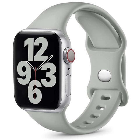 Alogy Rubber Sport Band for Apple Watch 42/44/45/49mm Grey