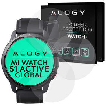 3x Tvrzené sklo na obrazovku Alogy pro Xiaomi Mi Watch S1 Active Global