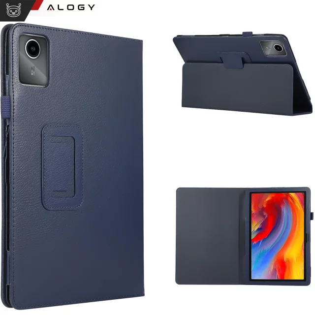 Pouzdro pro Lenovo Tab M11 10,95" TB330FU/TB330XU/TB331FC Stojan Kryt Tablet Flip Cover Pouzdro Alogy Navy Blue