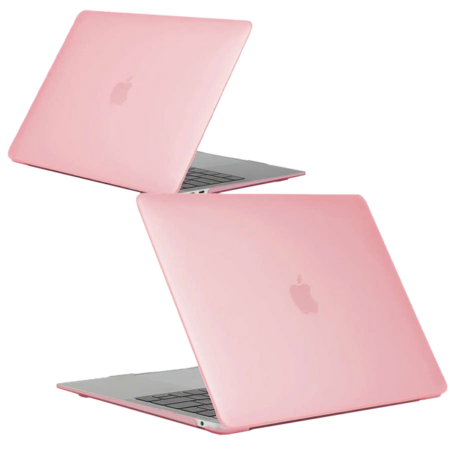 Etui Alogy Hard Case mat do Apple MacBook Air 13 2021 2020 M1 2019 2018 A2337 A2179 A1932 Różowy