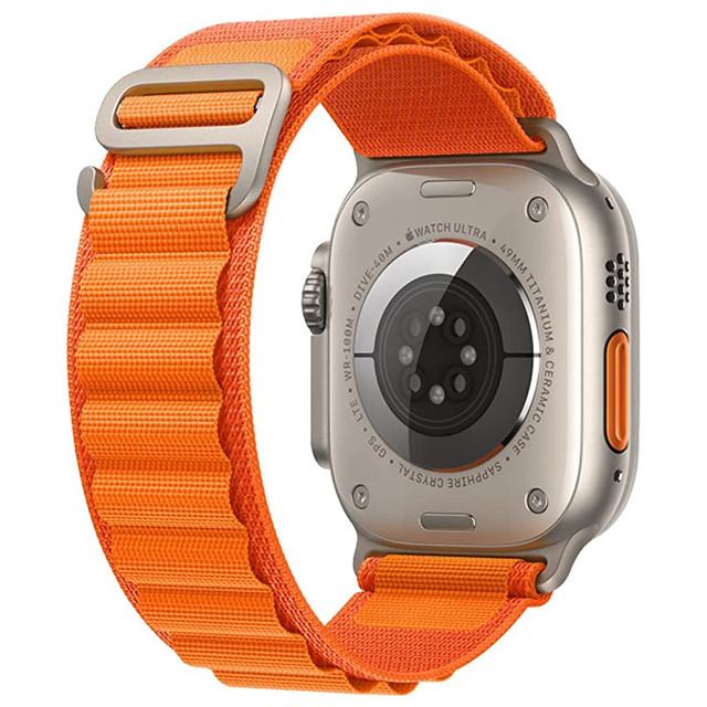 Sportovní řemínek Alogy pro Apple Watch 4/5/6/7/8/SE (38/40/41 mm) oranžový