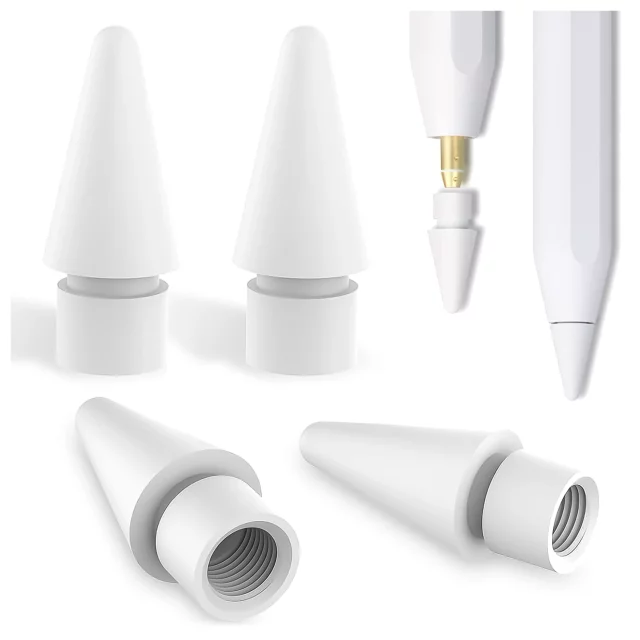 Końcówka wymienna 4szt. Twardość 2x 2B, 2x 2H do Rysika do Apple Pencil 1/2 generacji do iPad Air Pro Mini