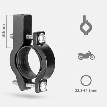 Alogy Bike Phone Phone Holder 55-95mm for Bicycle Bike Motor Scooter Black