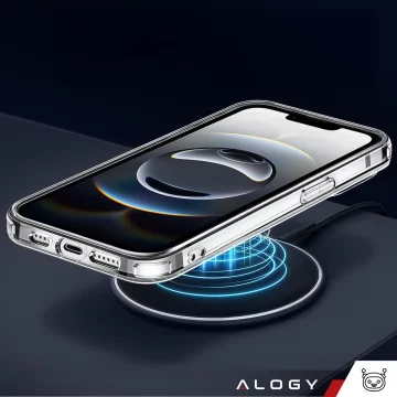 Pouzdro pro Apple iPhone 16 Pro Max Alogy Anti-Shock Hybrid Case pro MagSafe Transparent