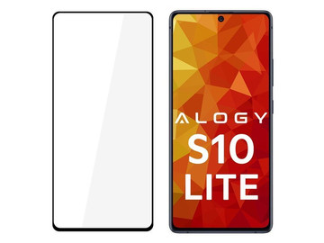 Pouzdro Glass Alogy Full Glue vhodné pro Samsung Galaxy S10 Lite černé