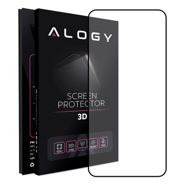 Tvrzené sklo pro Alogy Full Glue pouzdro přátelské pro Samsung Galaxy S22 Black