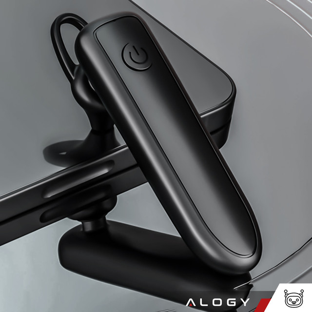 Wireless Bluetooth 5.1 Headset for Cars Alogy Black