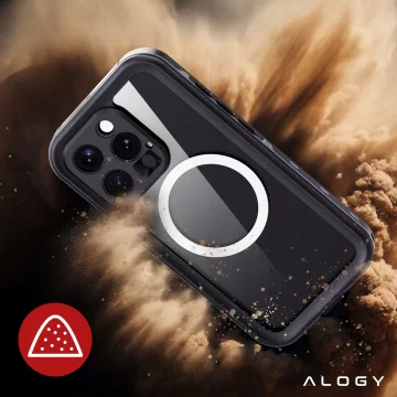 Alogy HydroArmor™ IP68 Waterproof Case with Clear Back 360 MagSafe Armor Case for Apple iPhone 16 Pro