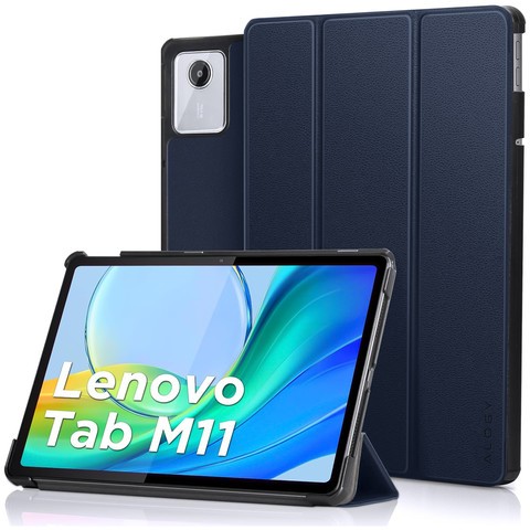Pouzdro pro Lenovo Tab M11 10,95" TB330FU / TB330XU / TB331FC Book Case Cover s klopným krytem krytu pouzdra Alogy Navy Blue Stylus