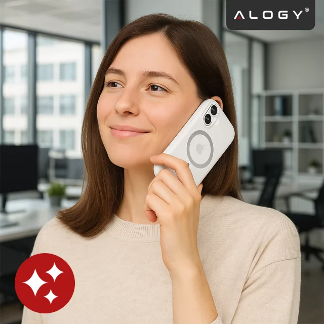 Etui do Apple iPhone 17 – matowa obudowa do MagSafe z ochroną obiektywu, smukłe i odporne na zarysowania, idealne dopasowanie – Alogy Skinny MatteCase™ Białe
