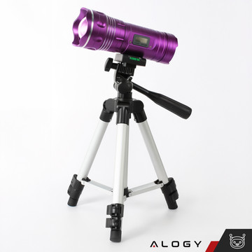Alogy světelný stativ s dálkovým ovládáním a držákem brašny pro smartphone, telefon, fotoaparát 105 cm 4v1
