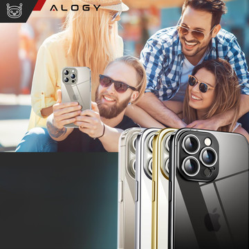 Case for iPhone 15 Pro Housing Case Silicone Transparent Camera Protection Lens Protector Alogy Slim