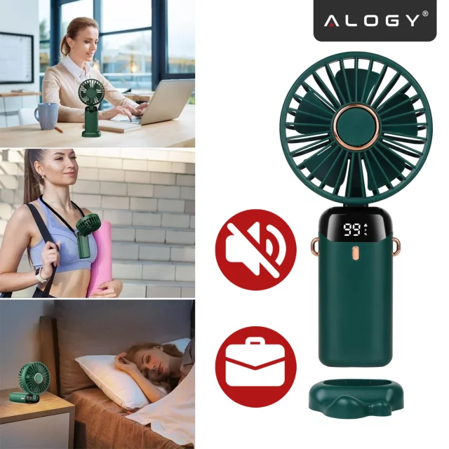 Ručně vyráběná stolní rukojeť Aloga Portable s USB-C tmavě modrou