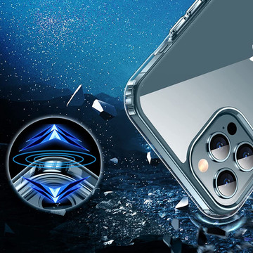 Protective case Alogy Hybrid Case Super Clear for Apple iPhone 12 Pro Max Transparent