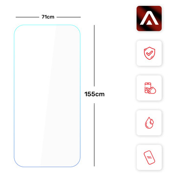 9H Tempered Glass for iPhone 15 Plus / 15 Ultra / 15 Pro Max for Alogy Screen Protector PRO