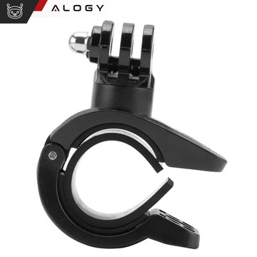 Bicycle Mount for GoPro Hero 12 11 10 9 8 7 DJI Action SJ7 SJ6 Handlebar Camera Motorcycle Bike Alogy Swivel Black