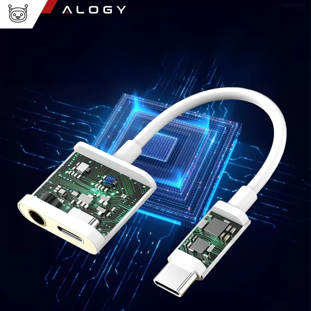 HUB splitter Alogy Adaptér pro počítačový notebook s USB-C na 3x USB-A 2.0 1x USB-A 3.0 šedý