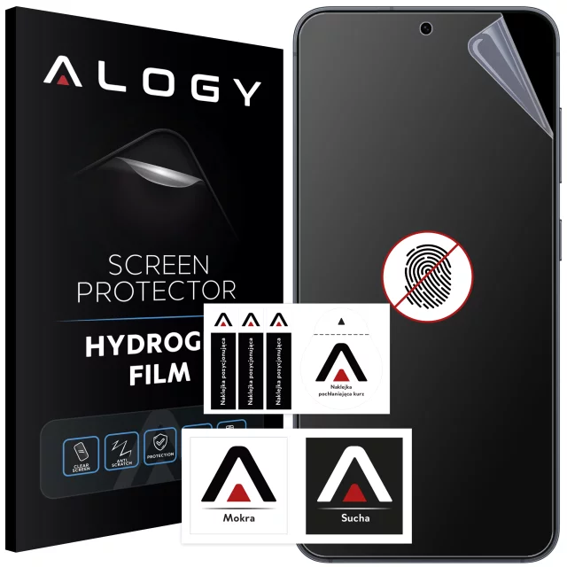 Folia "MATOWA" do Samsung Galaxy S25+ Plus Hydrożelowa Alogy HydroSkin Matte Pro™ na ekran do etui "BEZ ODCISKU PALCÓW"