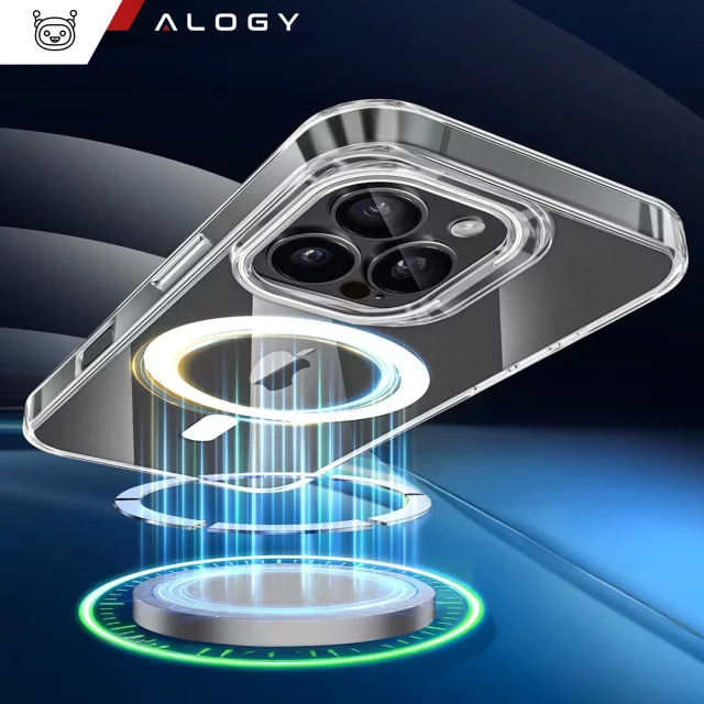 Apple iPhone 16 Pro Case Alogy Anti-Shock Hybrid Case for MagSafe Clear