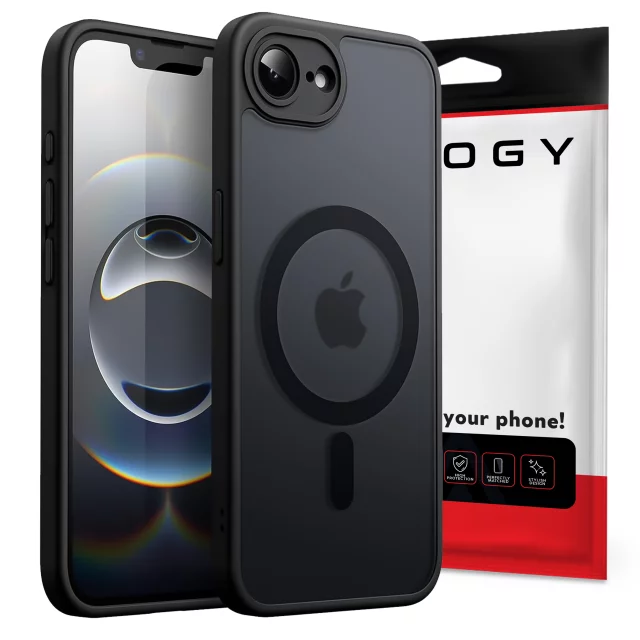 Pouzdro pro Apple iPhone 16 Pro Max Alogy Anti-Shock Hybrid Case pro MagSafe Transparent