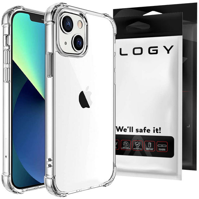Etui pancerne ShockProof Alogy do Apple iPhone 13 6.1 Przezroczyste