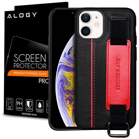 Alogy Leather Case for Apple iPhone 12 Mini 5.4 Black Glass