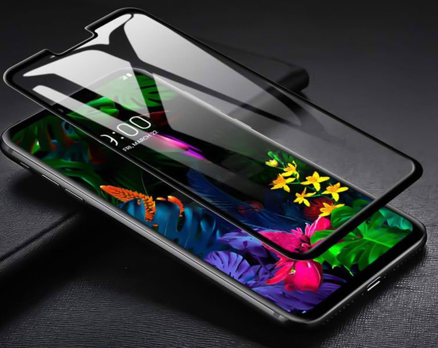 Tvrzené sklo Alogy na celou obrazovku pro LG G8 Black