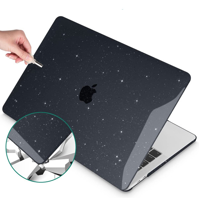Etui obudowa Alogy Hard Case do Apple MacBook Pro 13 2016-2020 Glitter Black