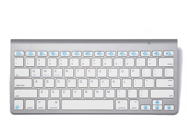 Uniwersalna Klawiatura Bezprzewodowa Bluetooth do iPad iMac iOS Android Windows + Mysz Slim LED