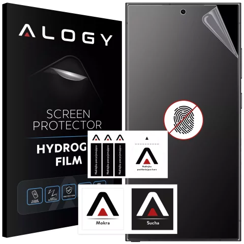 "MATTE" foil for Samsung Galaxy S24 Ultra Hydrogel Alogy HydroSkin Matte Pro™ for the screen for the "FREE FINGERPRINT" case