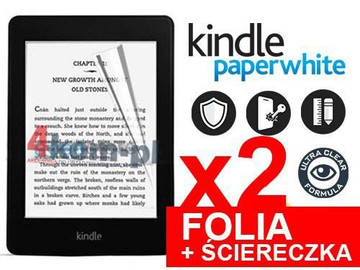 2x Kindle Paperwhite Screen Protector 2x Cloth
