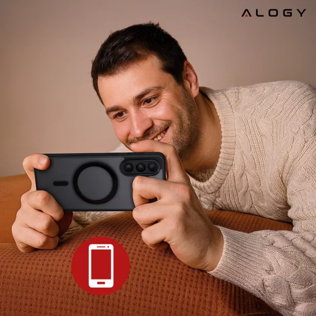 Pouzdro pro Apple iPhone 16 Pro Max Alogy Anti-Shock Hybrid Case pro MagSafe Transparent