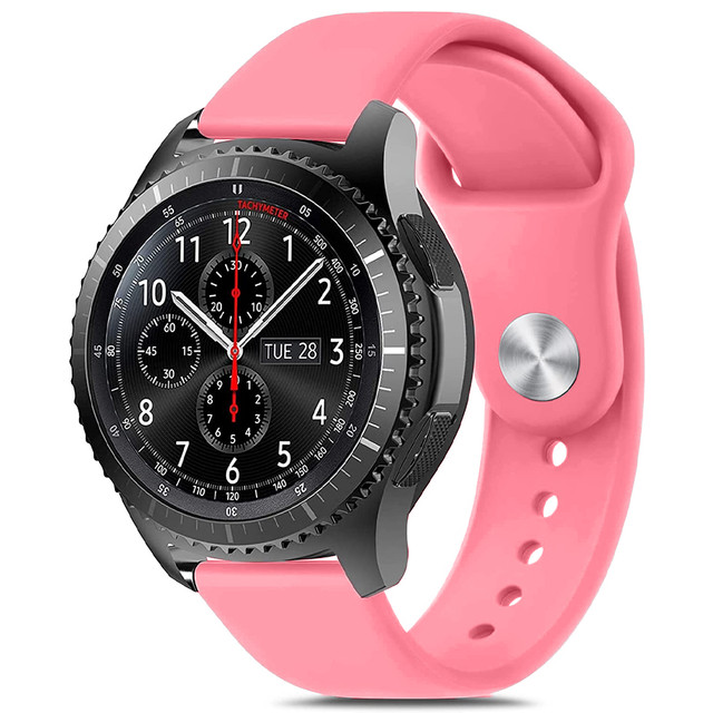 Univerzální řemínek Sport Alogy Strap pro chytré hodinky Pink Sand 20 mm