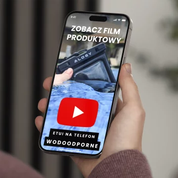 Vodotěsné vodotěsné pouzdro na telefon do 7,5" plovací do bazénu Kayak Case pouzdro na vodu Alogy Black
