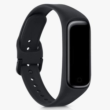Sport-Gummiband Soft Alogy Band für Samsung Galaxy Fit 2 SM-R220 Schwarz