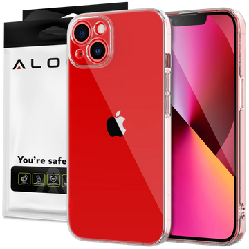 Armored case Alogy Hybrid Case with camera cover for Apple iPhone 13 Clear Glass