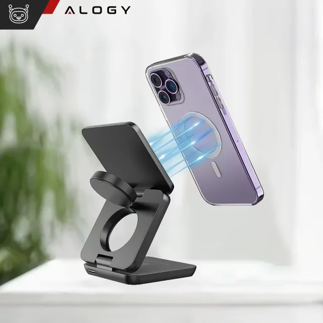 HUB splitter Alogy Adaptér pro počítačový notebook s USB-C na 3x USB-A 2.0 1x USB-A 3.0 šedý