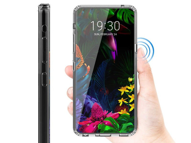 Alogy Silikonhülle Gehäusehülle für LG G8 ThinQ transparent