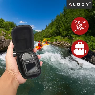 Handyhülle Wasserdichtes Gehäuse Alogy universal IPX8 bis 6,5 Schwarz