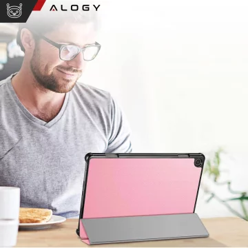 Tablet-Hülle für Lenovo Tab M10 3gen 3 GEN 10.1 2022 TB328FU TB328XU Gehäuse Case Alogy Book Cover Pink